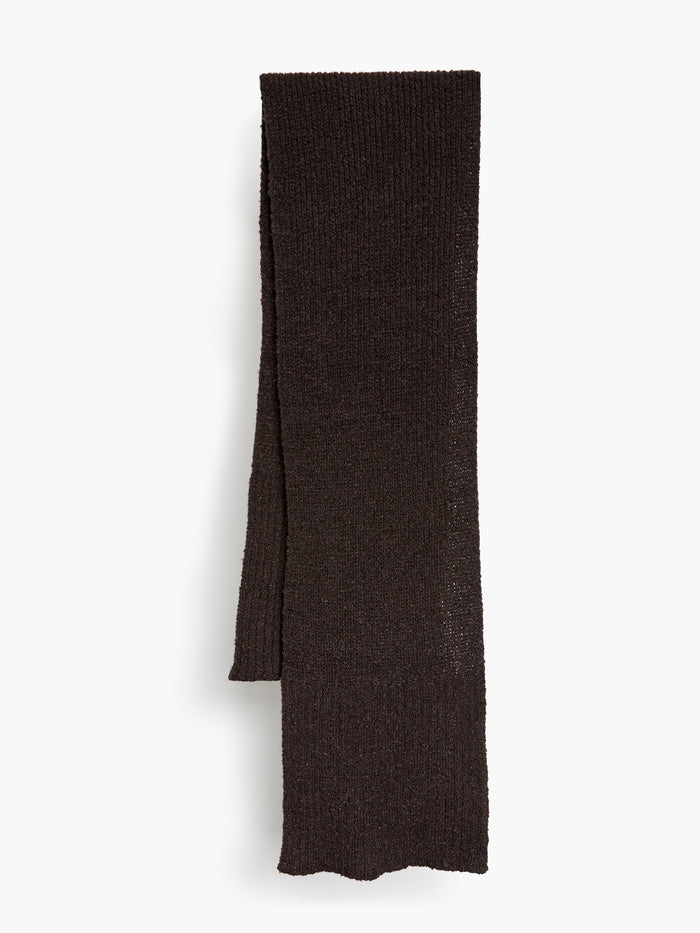 Chocolate Boucle Scarf