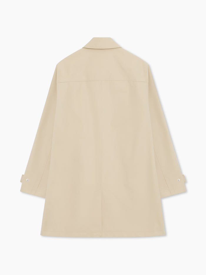 Collared Stone Mac Coat