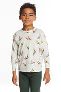 Coloring Time Boys Long Sleeve Crew Neck Tee Boys chaserbrand