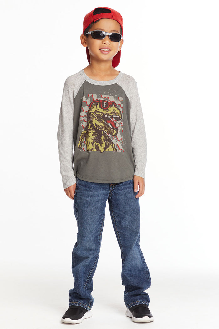 Cool Dino Boys Long Sleeve Tee Boys chaserbrand