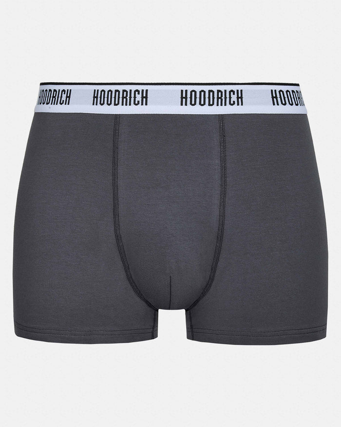 Hoodrich boxers in dark grey from the front