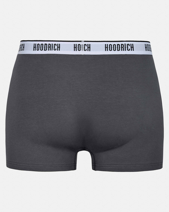 Hoodrich boxers in dark grey from the back