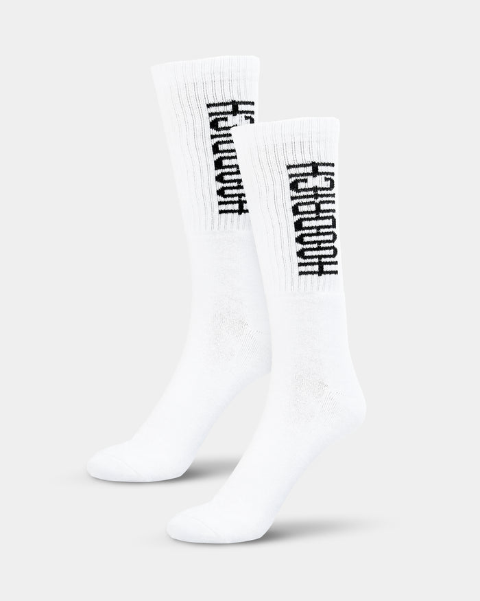 Core 3 Pack Crew Socks - White/Black