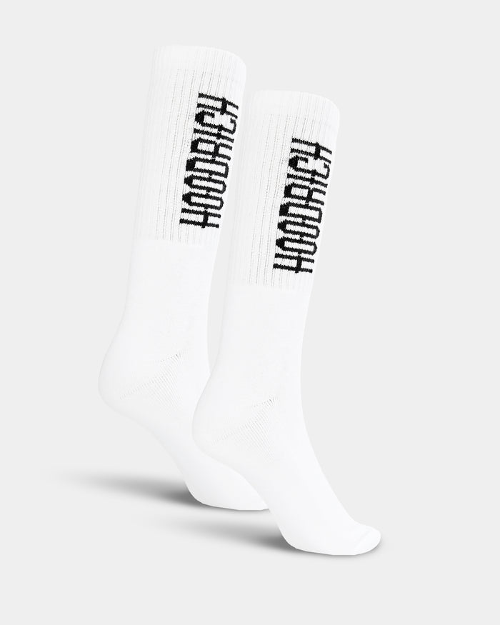 Core 3 Pack Crew Socks - White/Black