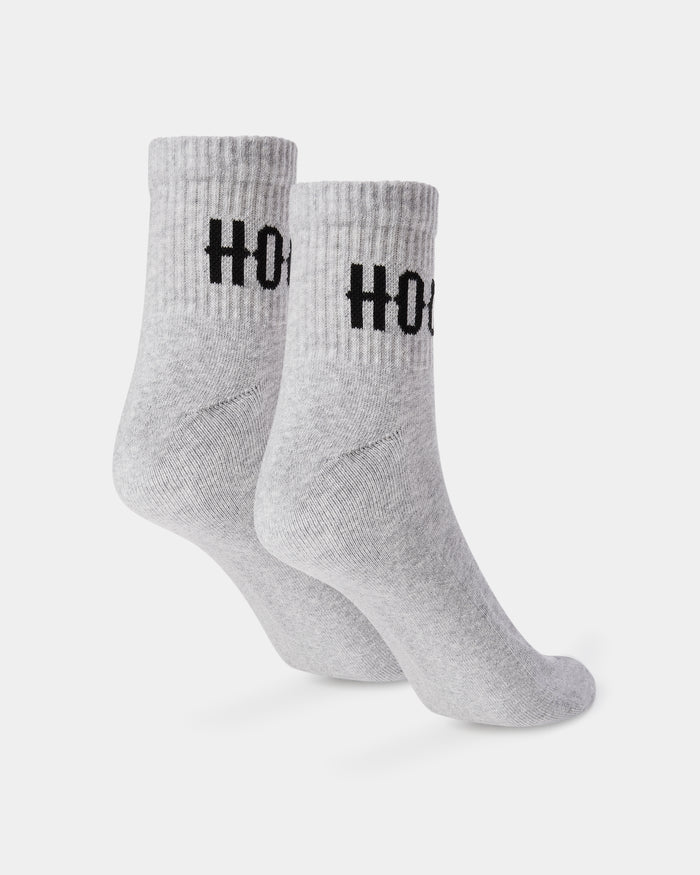 Core 3 Pack Quarter Socks - Black/White/Grey