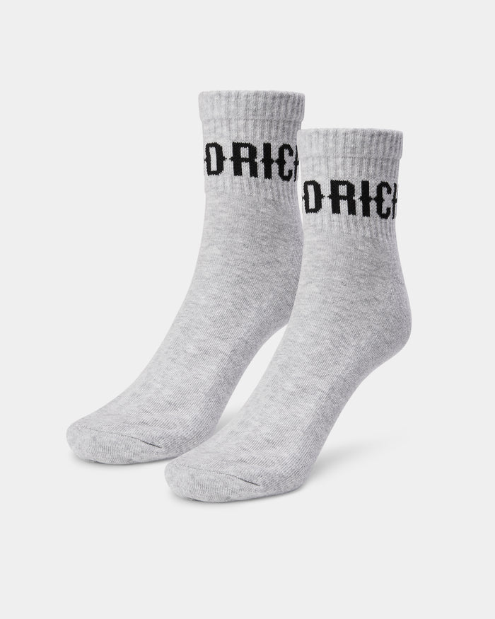 Core 3 Pack Quarter Socks - Black/White/Grey