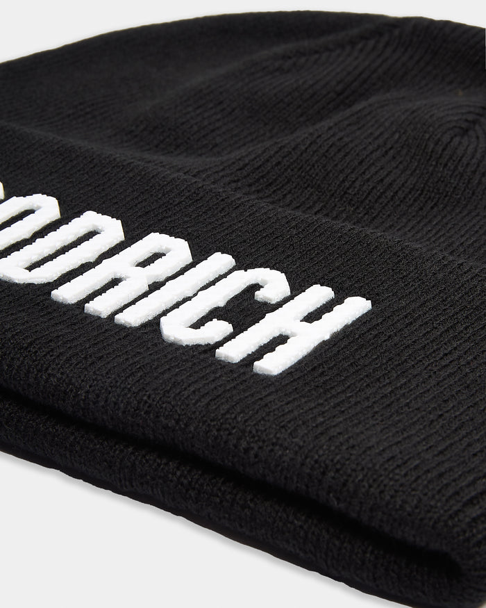 Core Knitted Beanie - Black/White
