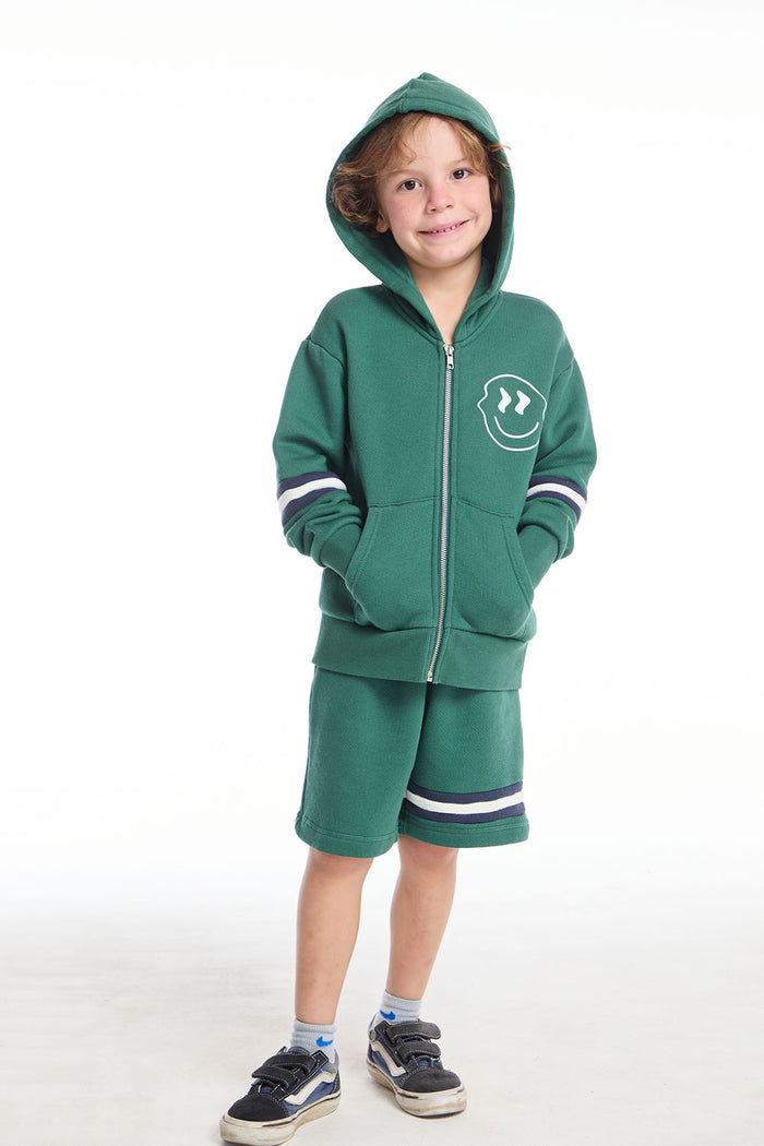 Cozy Beach Boys Broccolini Shorts with Strappings BOYS chaserbrand