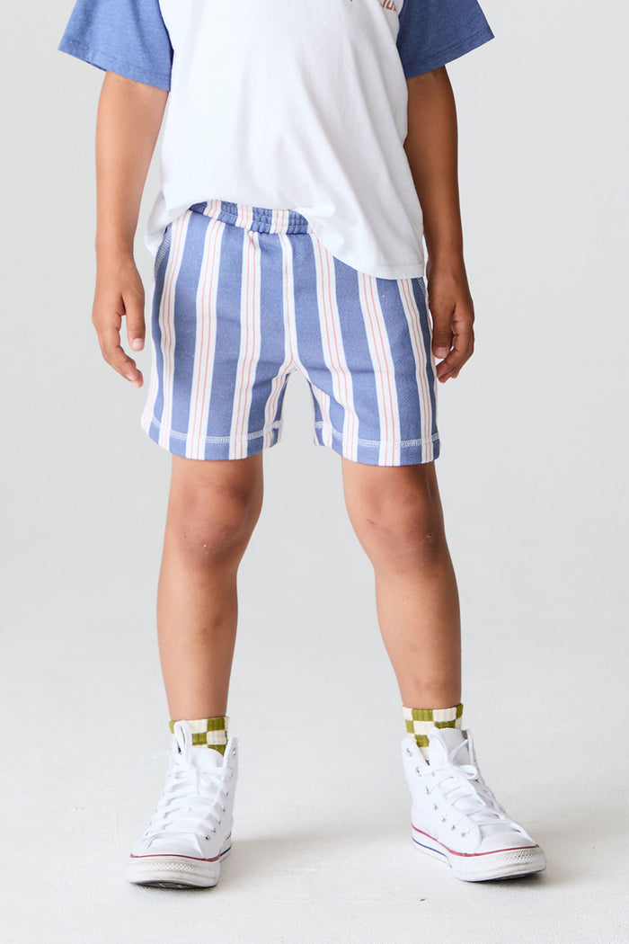 Boys Cozy Shamu Stripe Beach Shorts chaserbrand