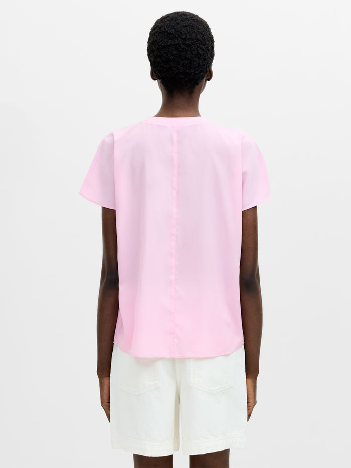 Crepe Light Crew Neck Top