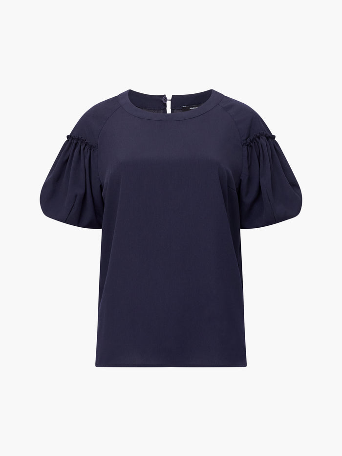 Crepe Light Puff Sleeve Top