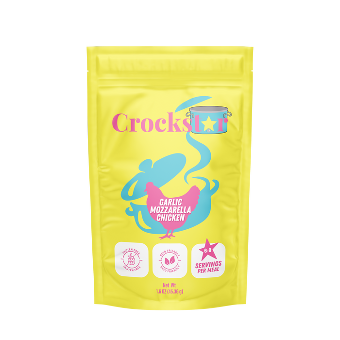 Crockstar Garlic Mozzarella Chicken