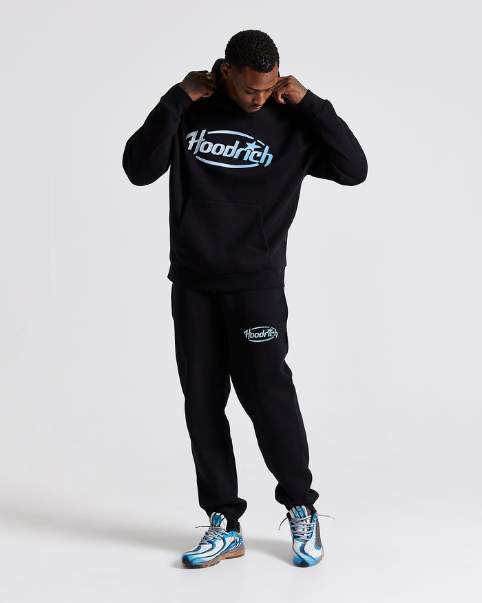 Curve Oversized Joggers - Black/Blue