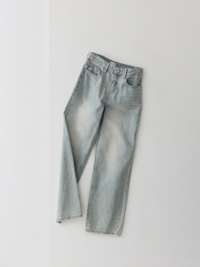 Dallas Light Wash Denim Straight Leg Jeans