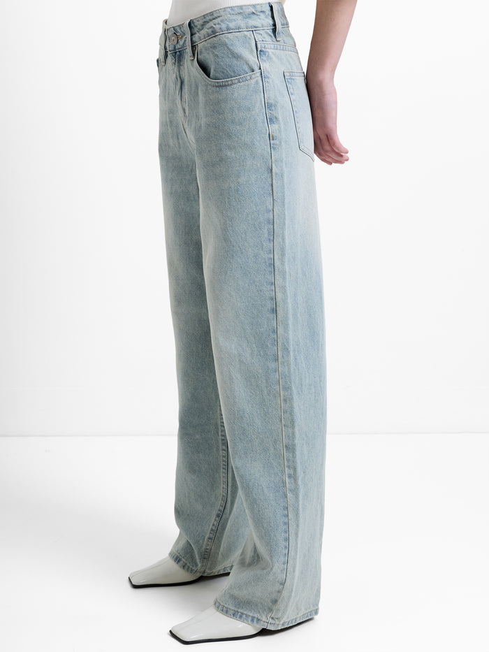 Dallas Light Wash Denim Straight Leg Jeans