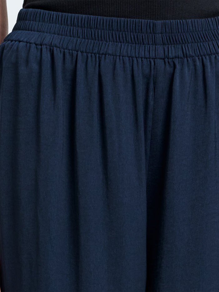 Damasco Air Flow Navy Wide Leg Trousers