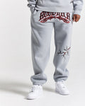 Dark Oversized Jogger - Grey/Black/Red