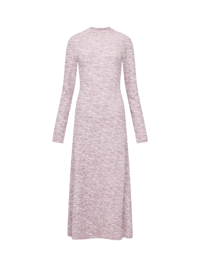 Deja Jersey Space Dye Ribbed Dress
