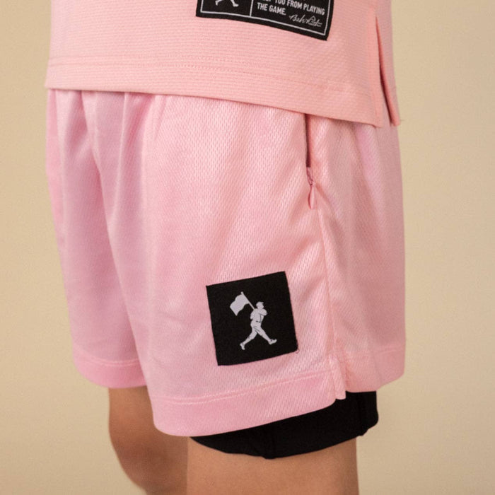 Diamond Air Liner Mesh Training Shorts (Pink)