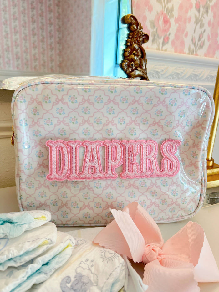 Diapers XL - Clear Coat Bag: Tan