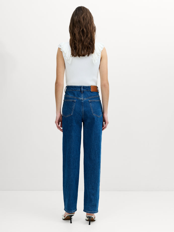 Elliot Blue Denim Carrot Leg Jeans