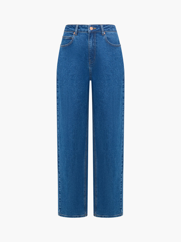 Elliot Blue Denim Carrot Leg Jeans