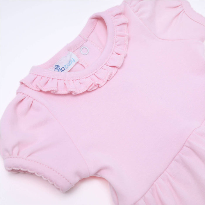 Essentials Solid Ruffle Bubble magnolia baby