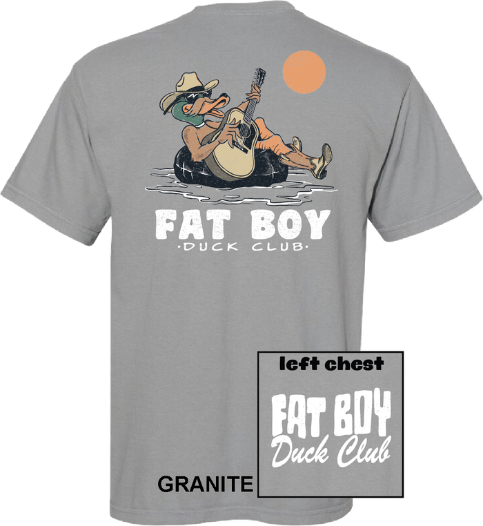 FAT boy duck club Granite tee
