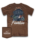 Fieldstone lab woodie chocolate ss tee