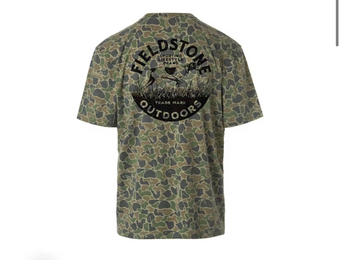 Fieldstone Youth Backwoods Camo Preserve Tee