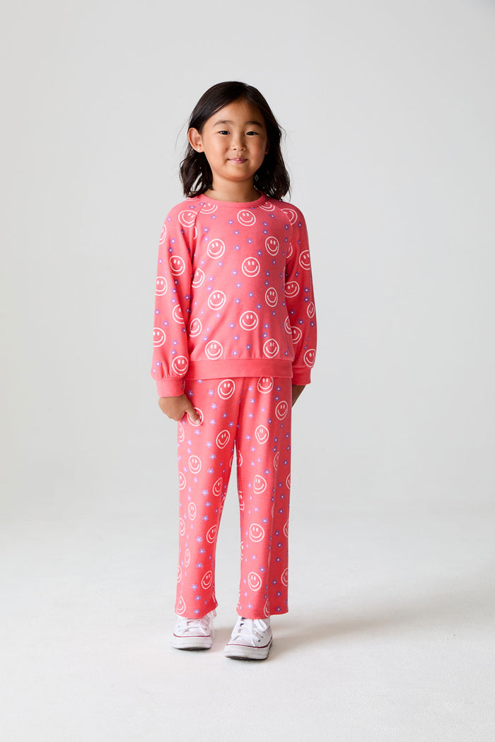 Girls Flower Smile Pants chaserbrand