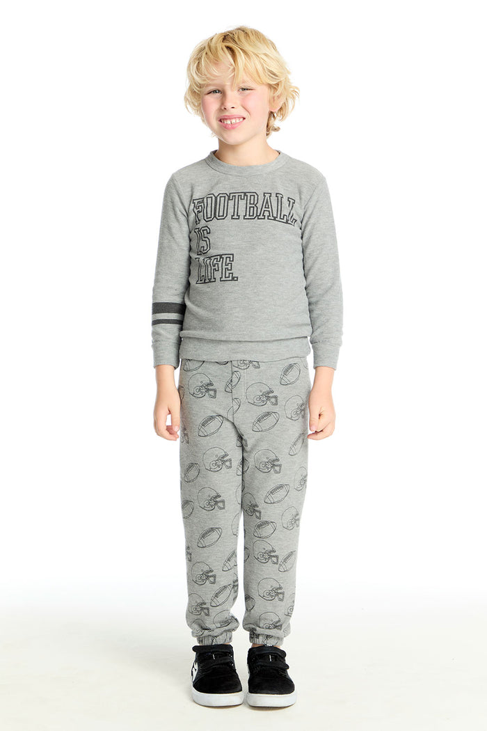 Football Is Life Pullover Boys chaserbrand