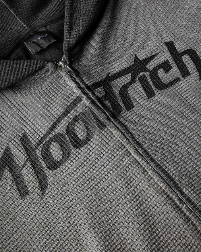 Fuel Zip Through Hoodie - Grey/Black