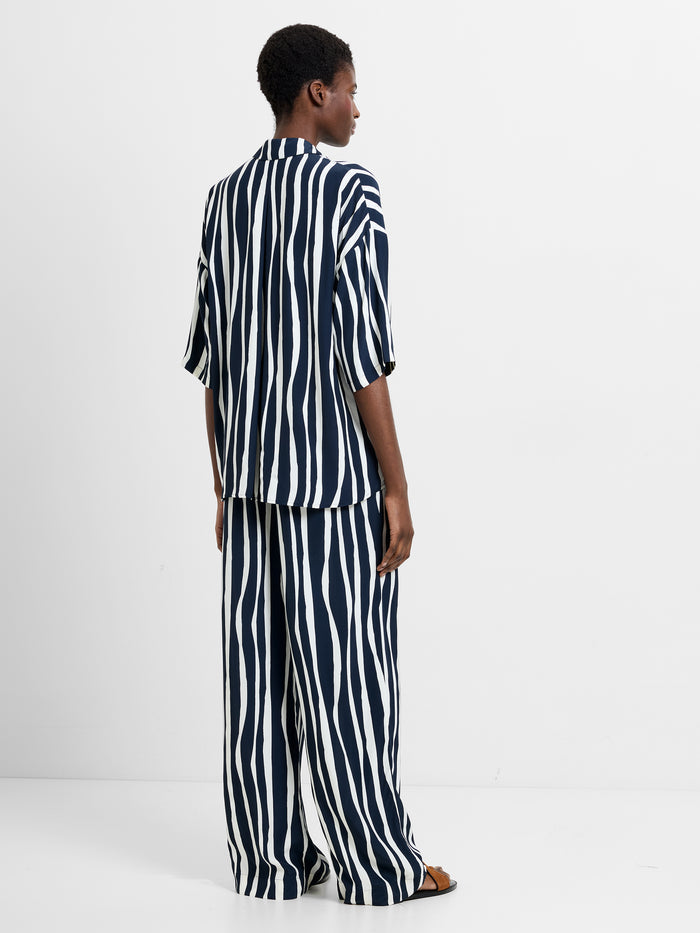 Genevieve Eco Striped Shirt