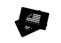 Two black Gift Card cards with a white logo—a stylized antler and stripes above "PLADRA"—are stacked, one overlapping the other. Give the gift of choice with convenient email delivery.