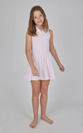 Girls Sip Up Pleated Tennis Dress with Inner Short: FESTIVAL BLOOM