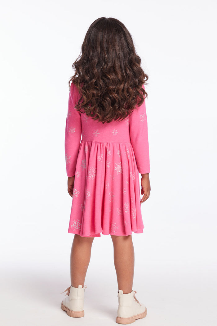 Glitter Snowflakes Girls Dress Girls chaserbrand