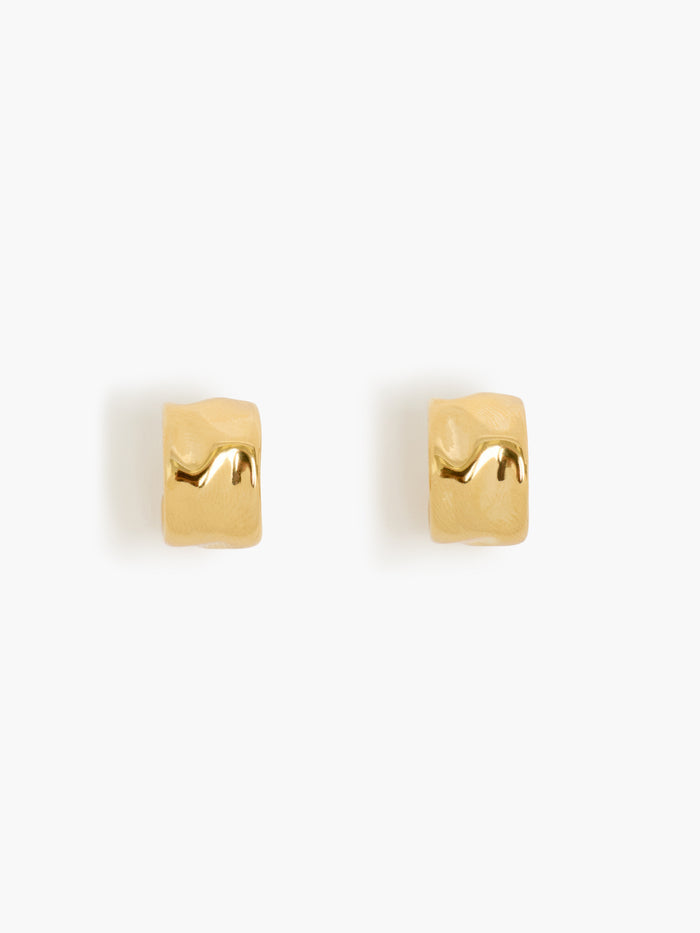 Gold Chunky Hoop Earrings