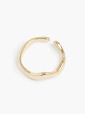 Gold Wave Open Ring