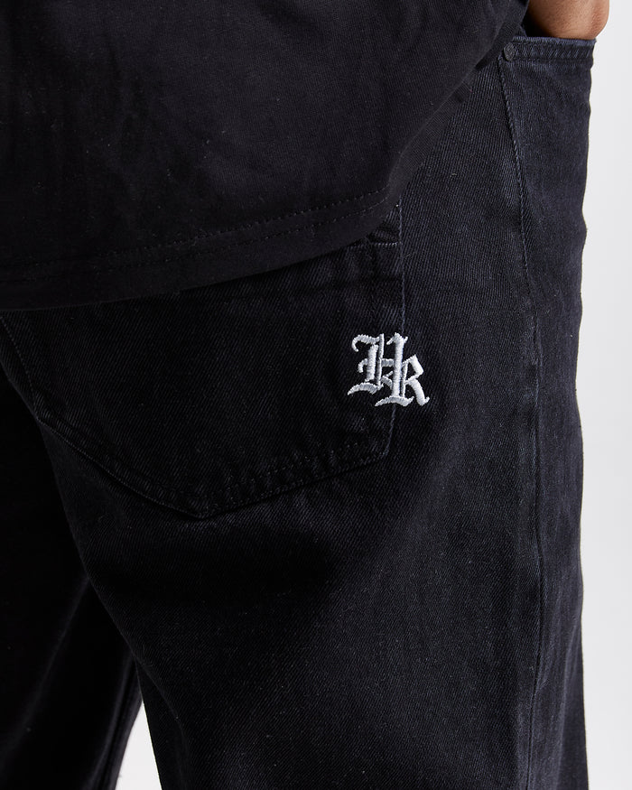 Graff Denim Jeans - Washed Black