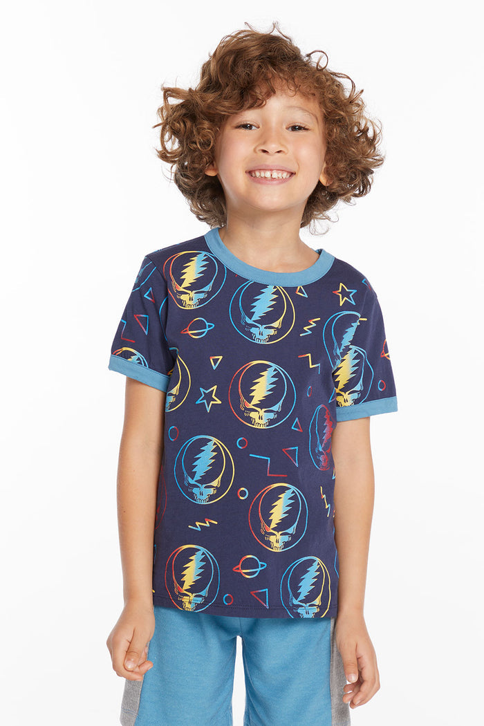 Grateful Dead Steal Your Face Rainbow Boys Tee BOYS chaserbrand