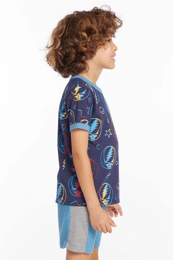 Grateful Dead Steal Your Face Rainbow Boys Tee BOYS chaserbrand