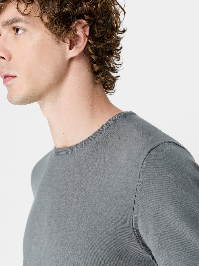 Green Luxe Fine Knit T-Shirt