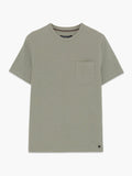 Green Textured Pocket T-Shirt