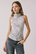 Hailee Python Print Tank Womens chaserbrand