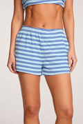 Harper Amalfi Blue Stripe Shorts WOMENS chaserbrand