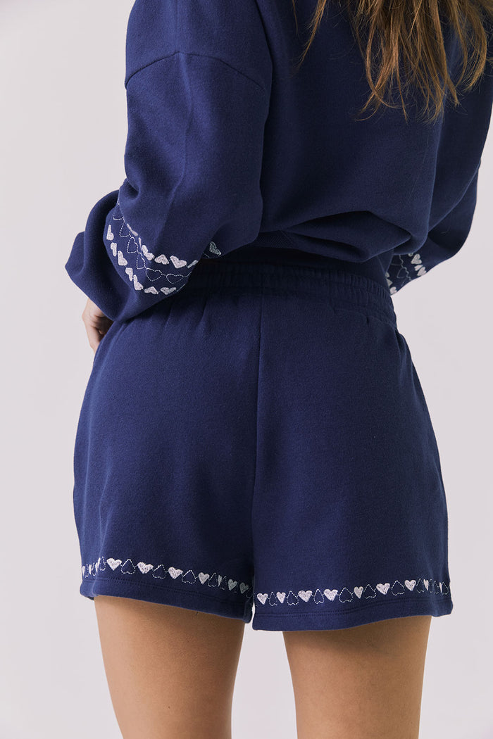 Womens Heart Stitches Shorts chaserbrand