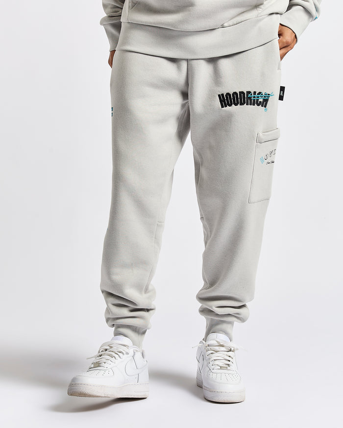 Heat Jogger - Light Grey/Black/Blue