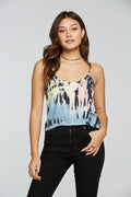 Heirloom Wovens Cropped Low Back Hi Lo Cami WOMENS - chaserbrand