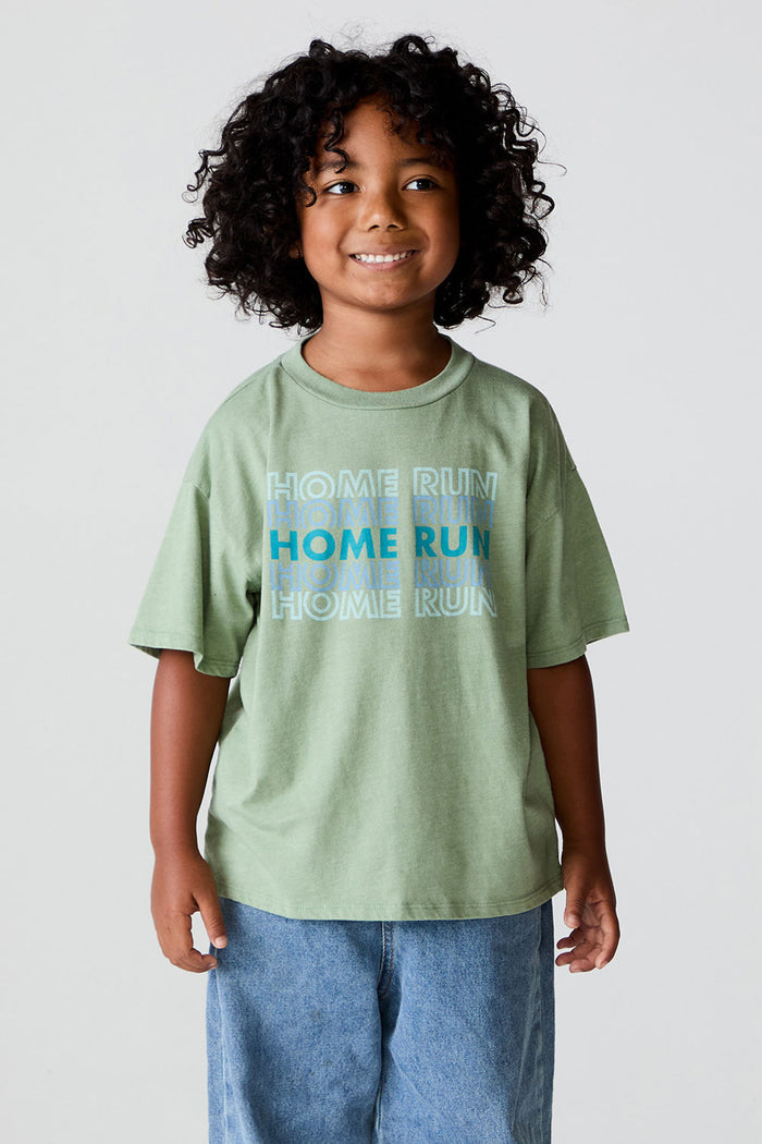 Boys Home Run Repeat Tee chaserbrand